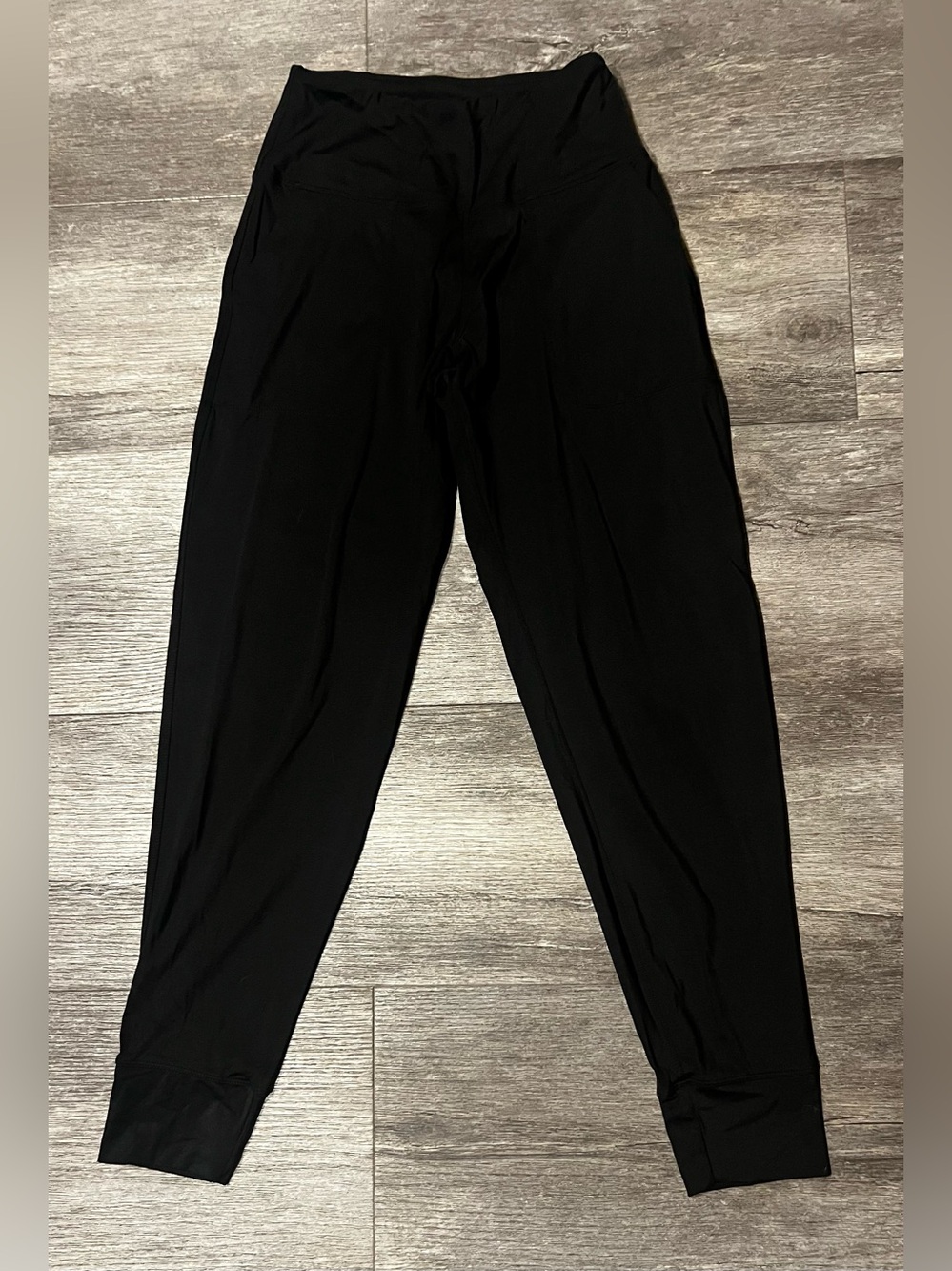 Black legging joggers